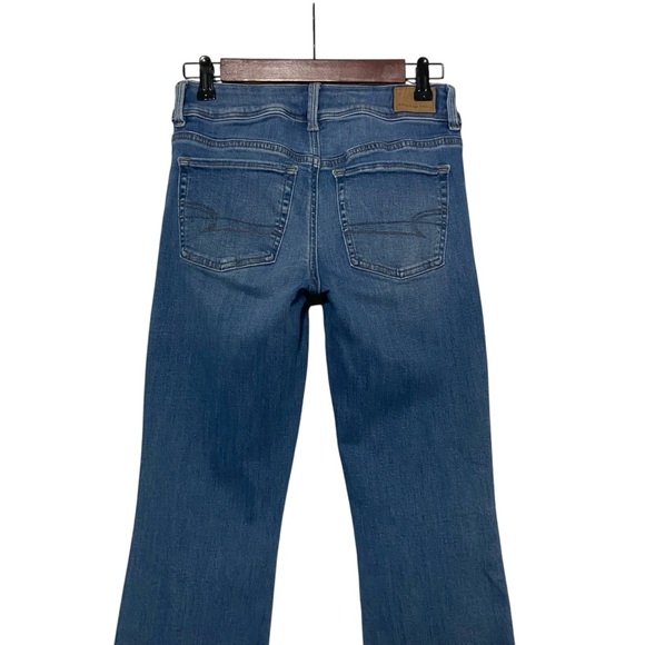 American Eagle Kick Boot Next Level Stretch Jeans Blue - Picture 9 of 15